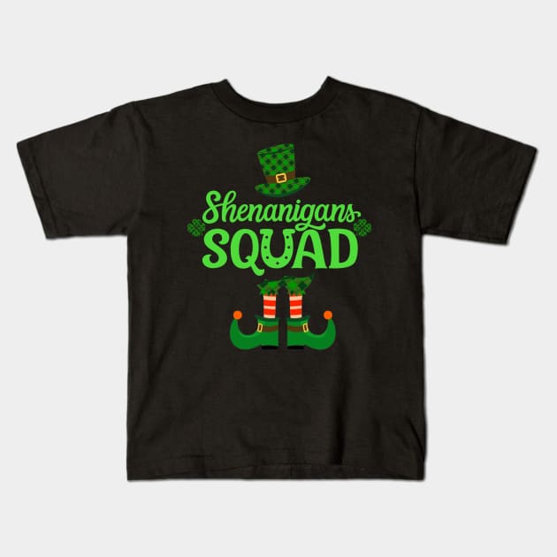 Shenanigans Squad Kids T-Shirt by NI78